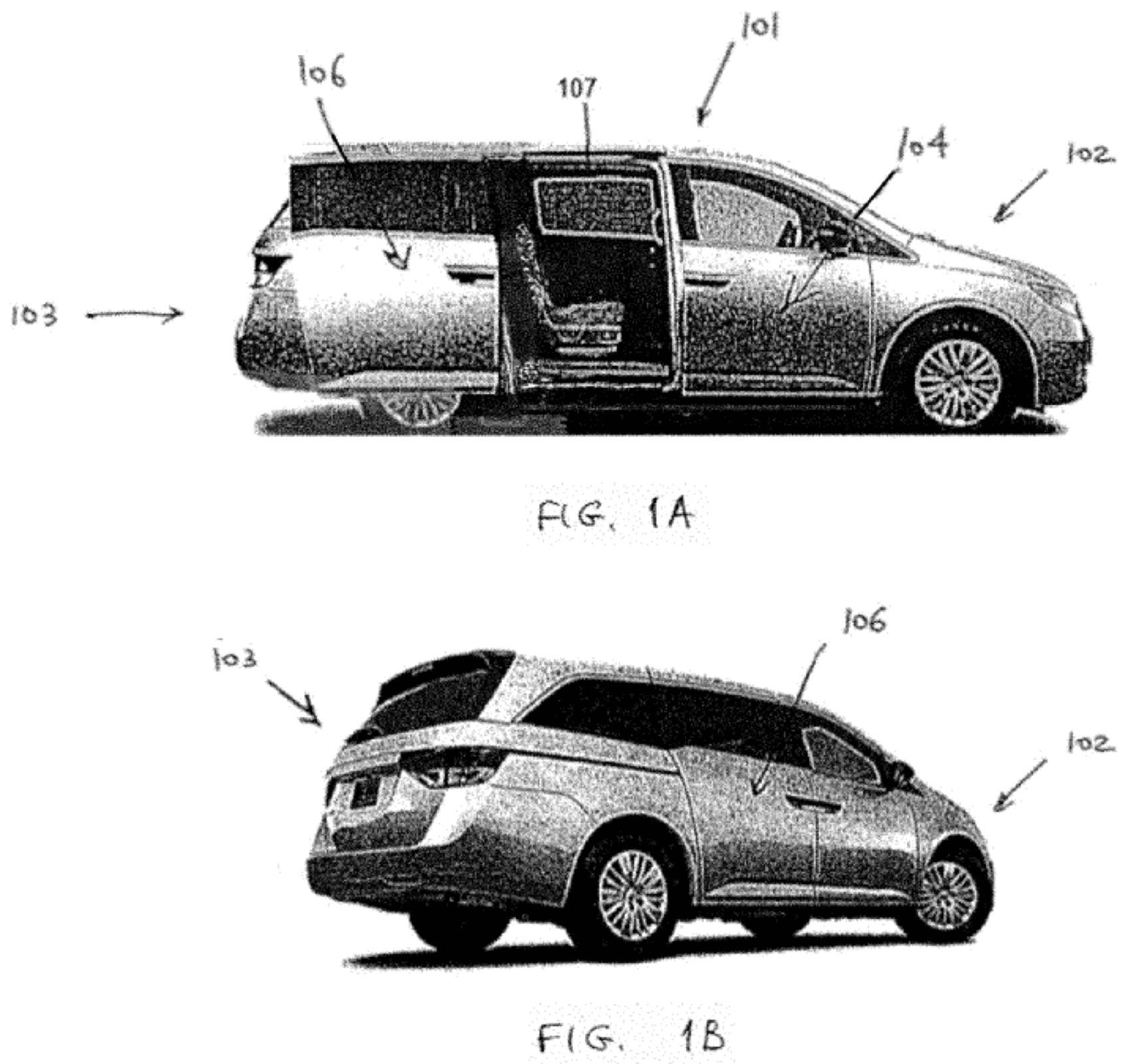 Cybercab Robotaxi Rivian develops a sliding door patent, hinting toward a minivan 1632255123480