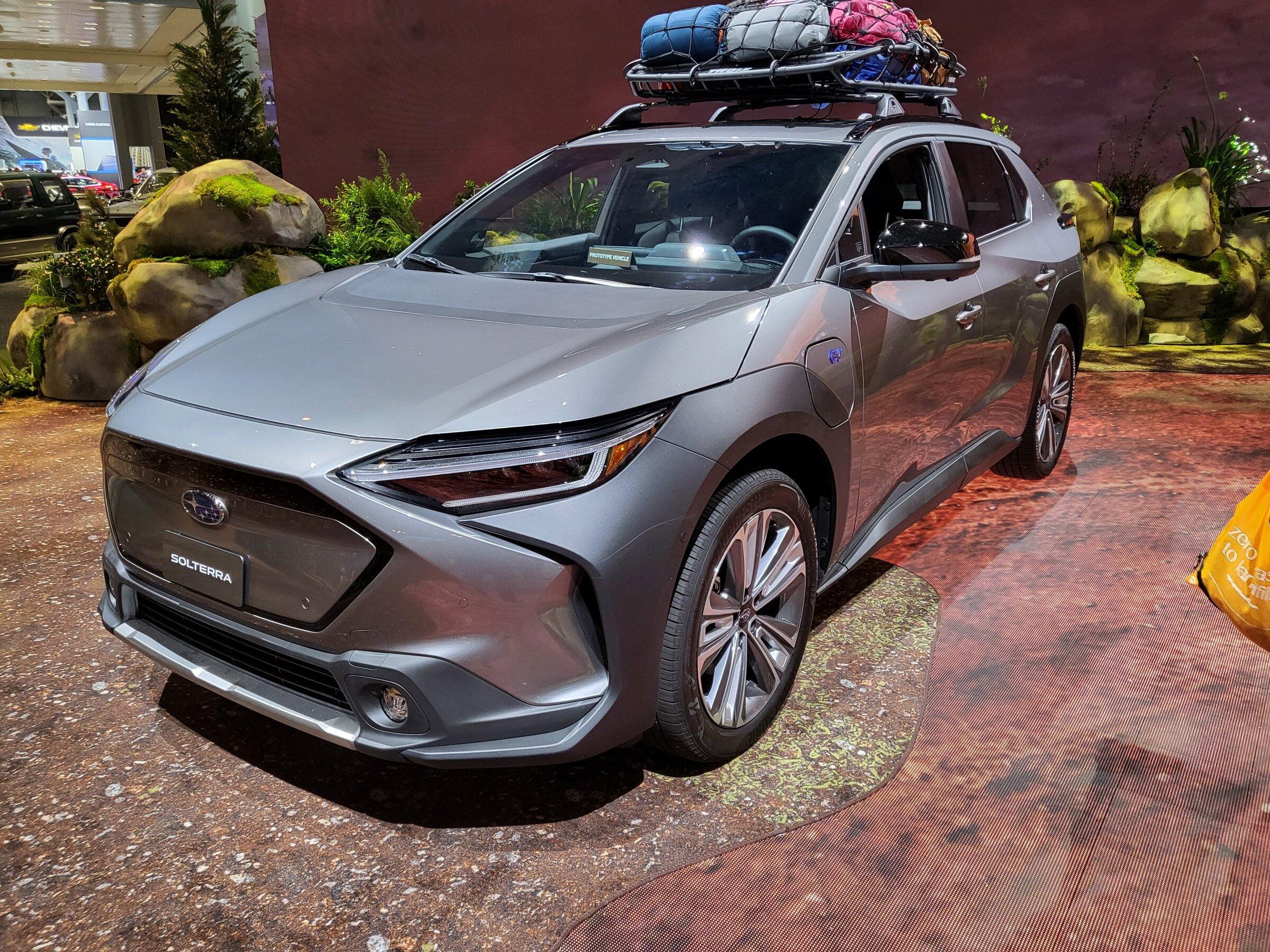 Cybercab Robotaxi Strong Non-Tesla EV presence at the 2022 New York International Auto Show 20220415_201901