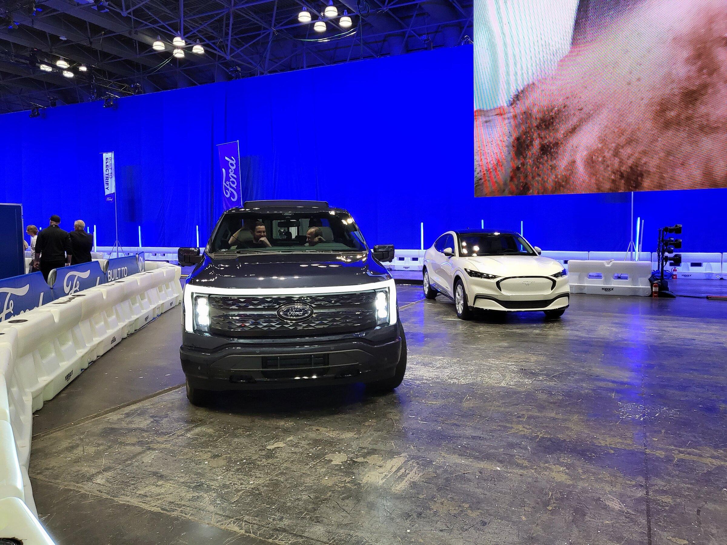 Cybercab Robotaxi Strong Non-Tesla EV presence at the 2022 New York International Auto Show 20220415_203642