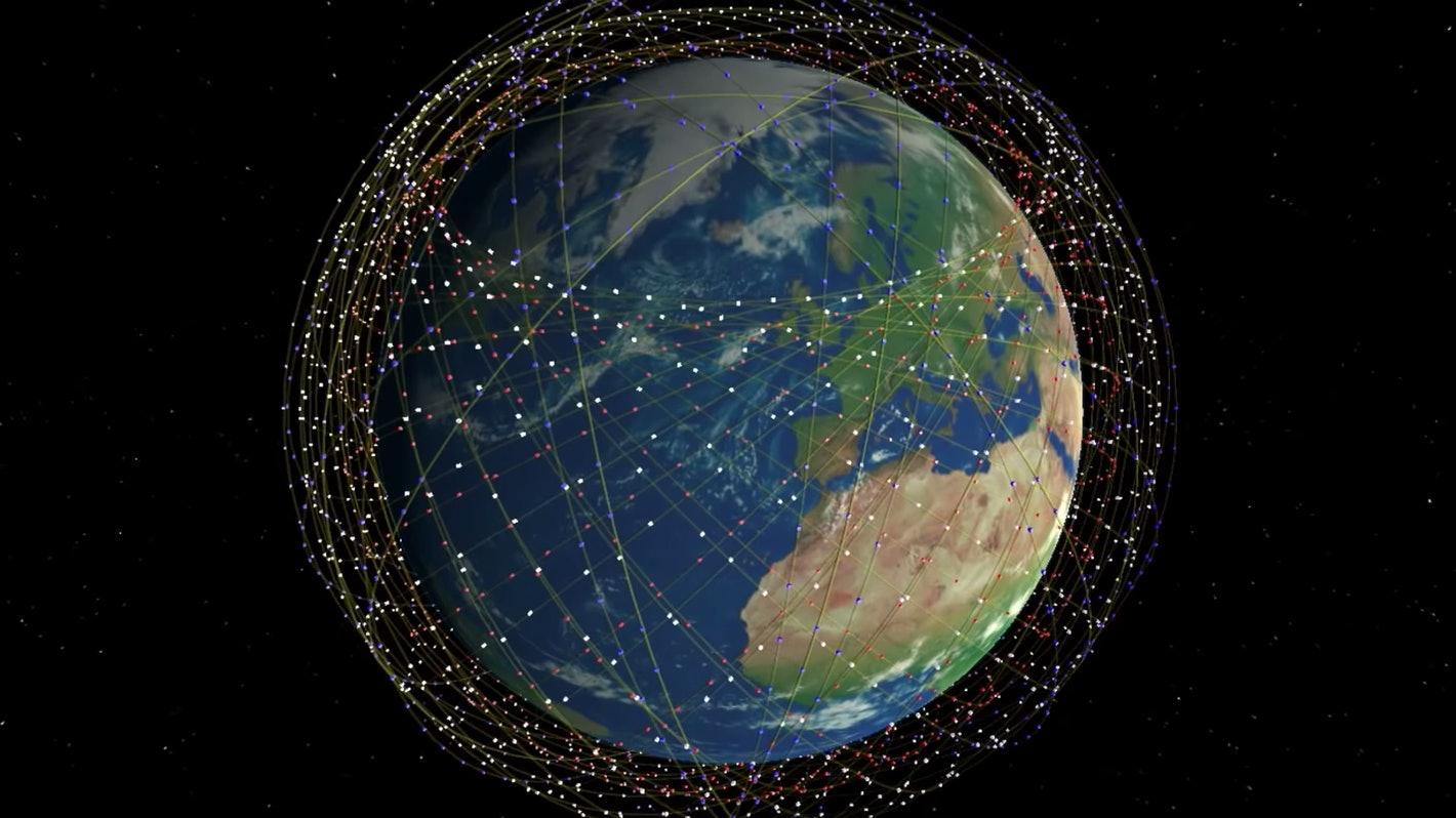 Cybercab Robotaxi SpaceX is getting closer to offering Starlink Internet 9d1cda85-abc4-482b-8d54-37e36545088d-earth-surrounded-by-starlink-satellitespn