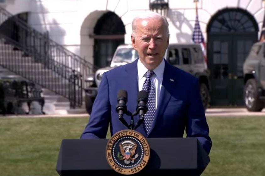 Cybercab Robotaxi Biden Wants Extra Incentive For Union-Built Electric Cars—Which Would Exclude Teslas a3452ae8%2FBiden-EV-incentives-not-for-Tesla%2F0x0