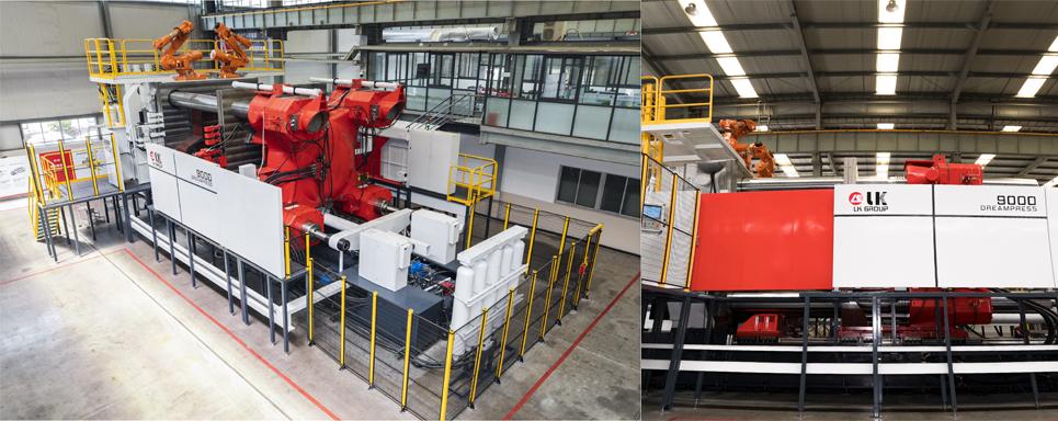 Cybercab Robotaxi LK Machinery 9000 Ton press - Which Acquired IDRA in 2008 Big Press