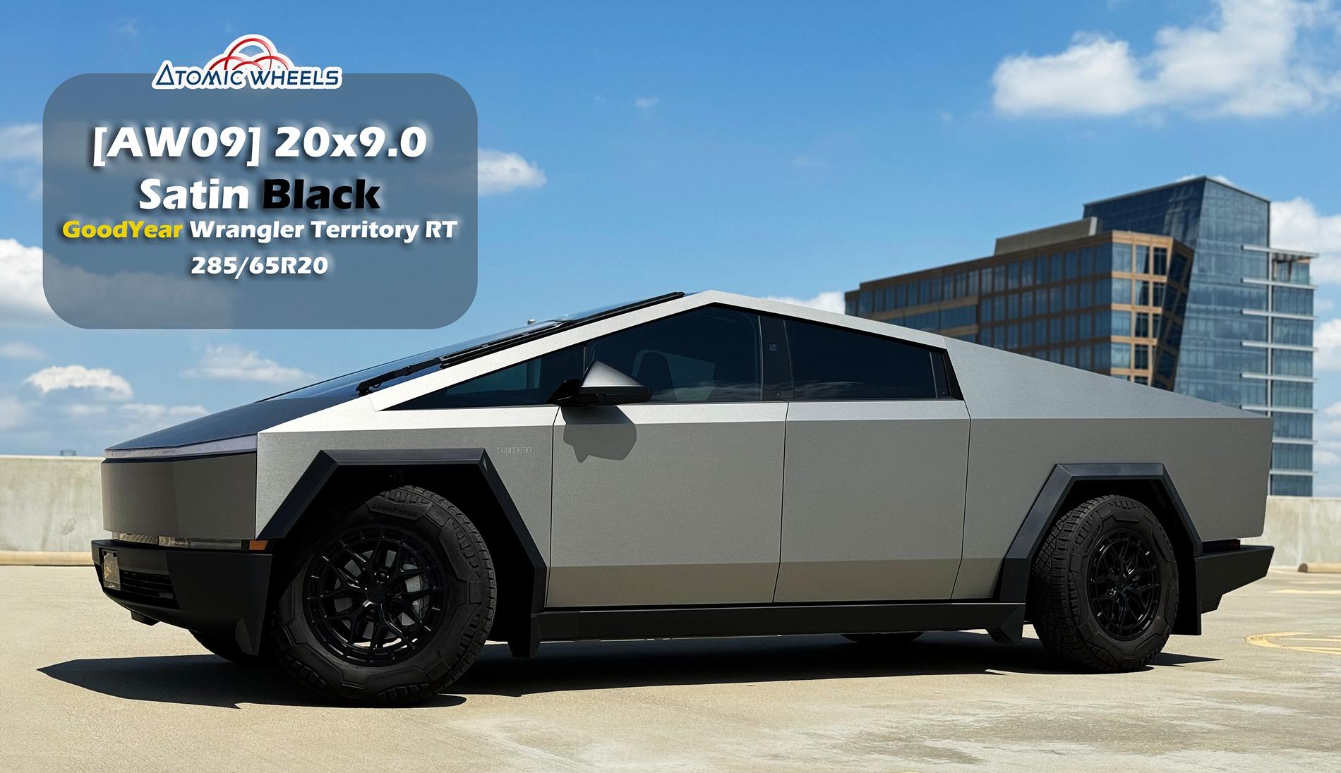 Cybercab Robotaxi Fully Forged Atomic Wheels for Tesla Cybetruck Cyber4