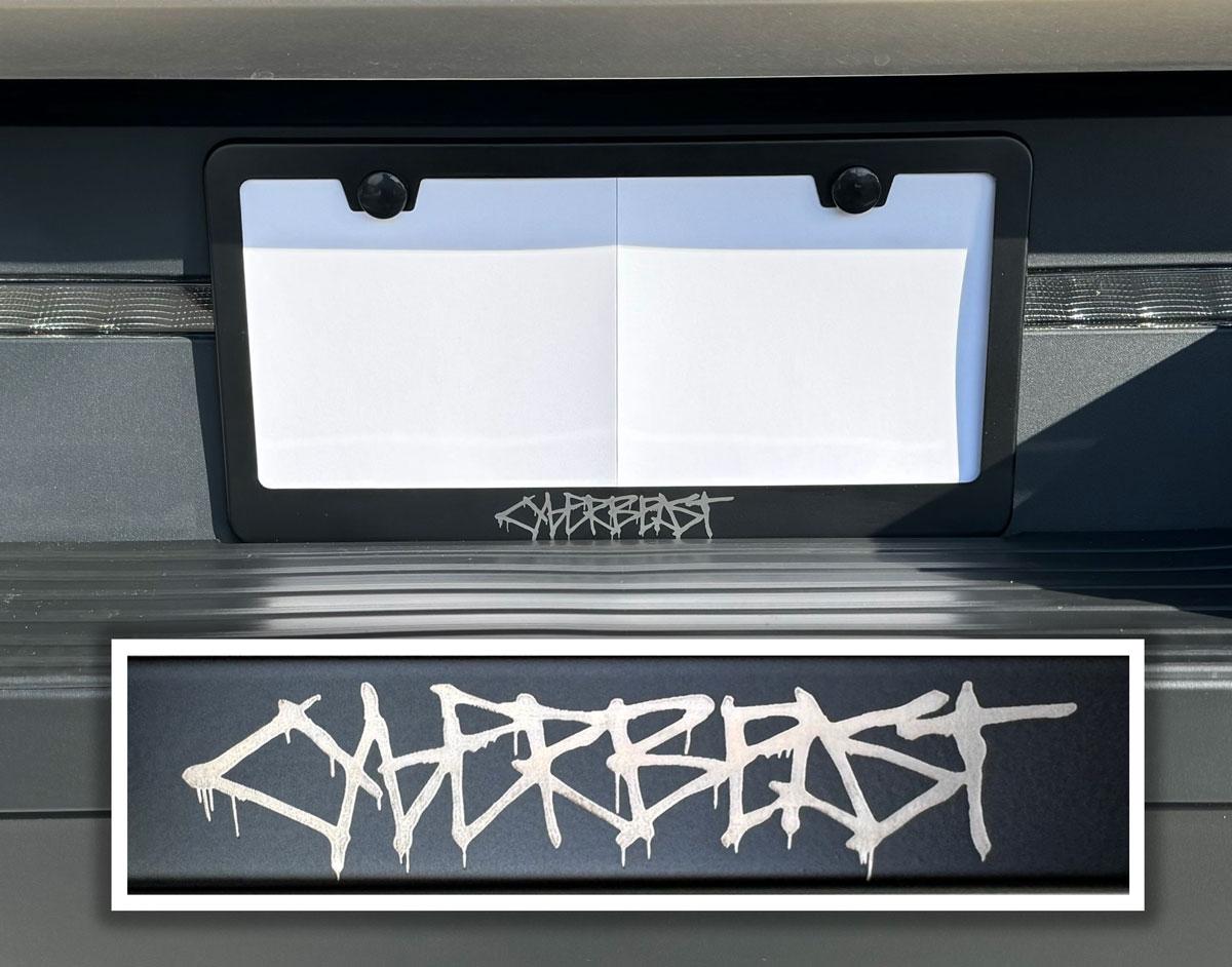 Cybercab Robotaxi ? [Giveaway] Custom License Plate Frame Raffle (with Your Text) + Discount Code frame-cyberbeast-thumbnail