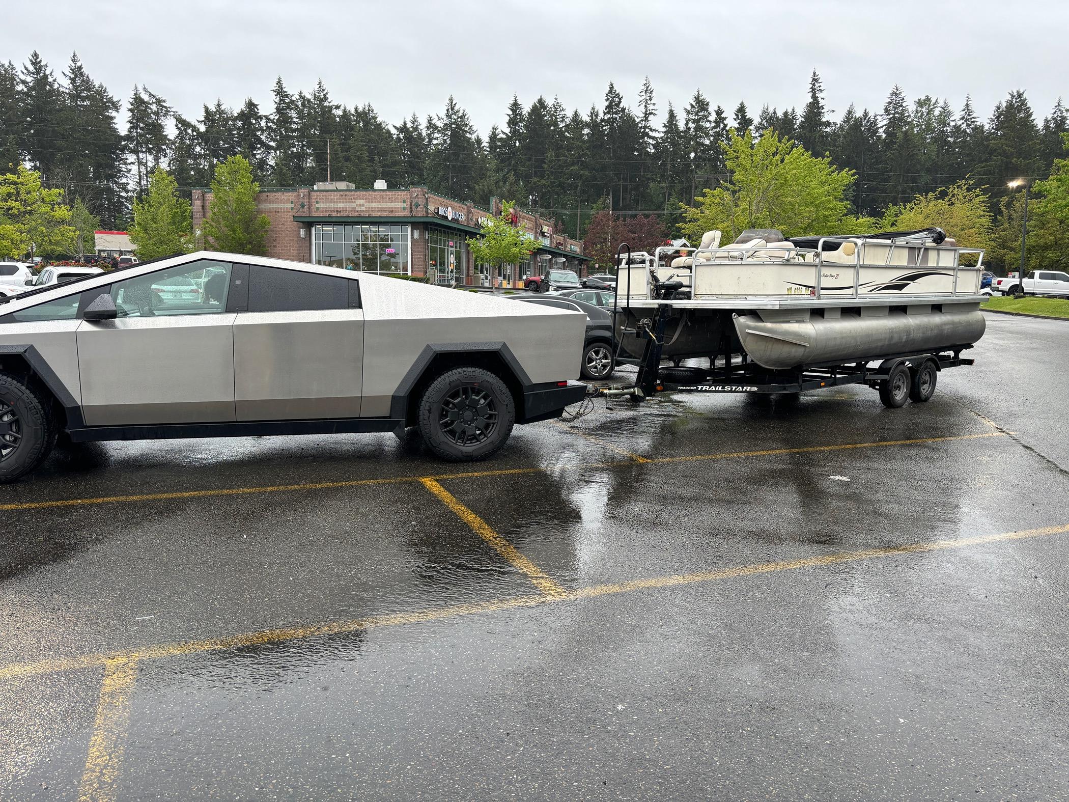 Cybercab Robotaxi Let's see your Cybertruck towing Electric Boats or Any Boats IMG_4406