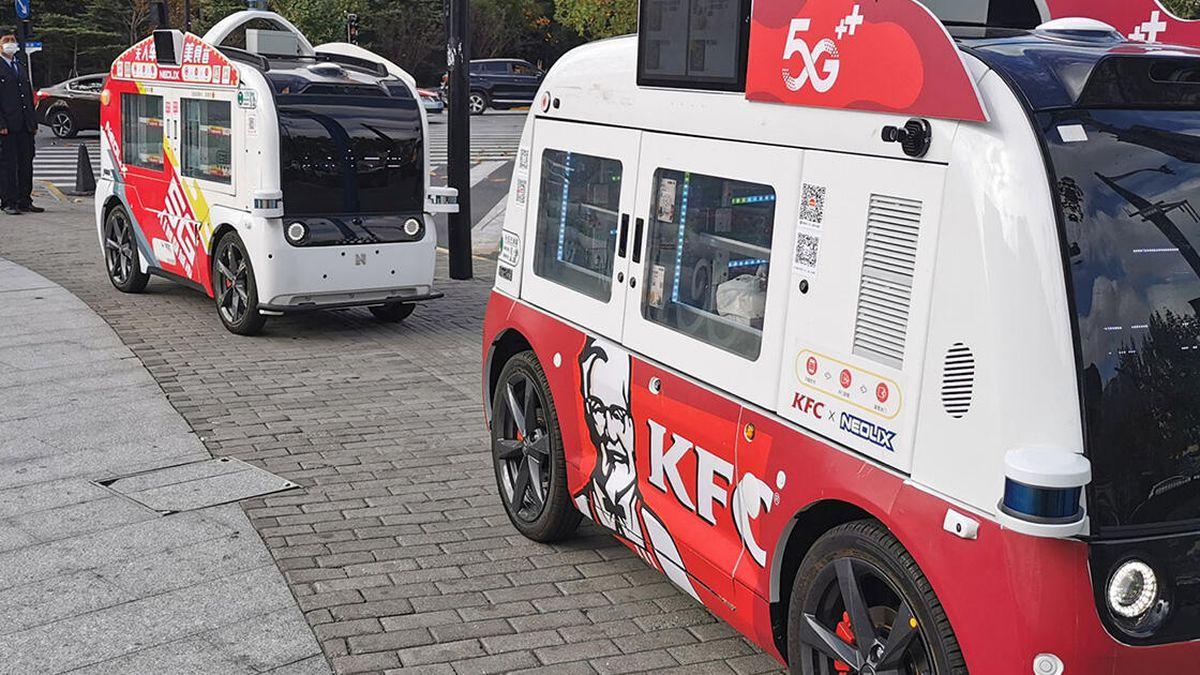 Cybercab Robotaxi KFC introduces self-driving trucks ogi-kfc