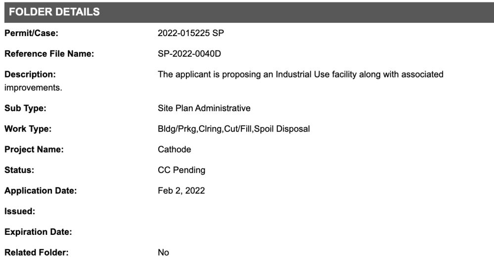 Cybercab Robotaxi Tesla applies to build giant new cathode factory for battery production next to Gigafactory Texas Screen-Shot-2022-02-03-at-11.43.25-AM