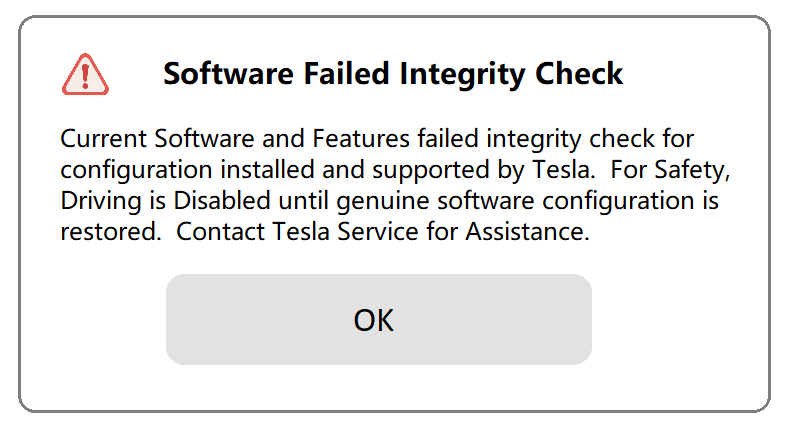 Cybercab Robotaxi Jailbreak Tesla SoftwareIntegrity