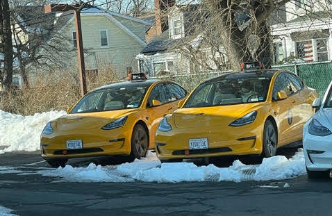 Cybercab Robotaxi Tesla Model 3 New York yellow cab fleet is growing tesla-model-3-new-york-taxi