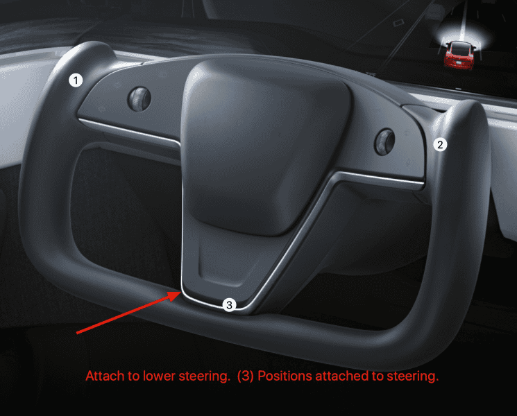 Cybercab Robotaxi Will CyberTruck get the Yoke Steering three points attach